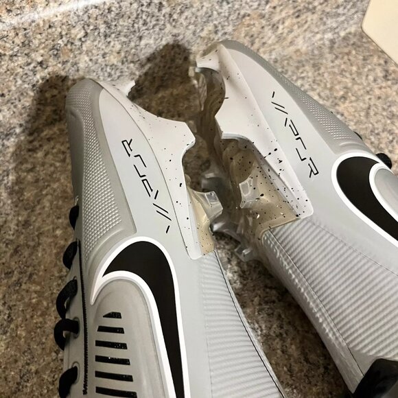 Nike Vapor Edge Pro 360 2 Grey Black‎ DA5456-002 Mens Size 13 Football Cleats - Picture 6 of 8